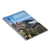 Maine Lighthouse Cover 80pg Spiral Journal Notitieboek (Rechterzijde)