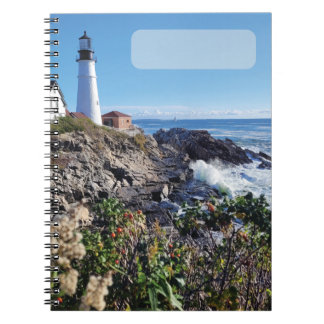 Maine Lighthouse Cover 80pg Spiral Journal Notitieboek