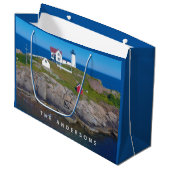 Maine Lighthouse Groot Cadeauzakje (Voorkant Gekanteld)