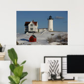 Maine Lighthouse Poster (Thuiskantoor)