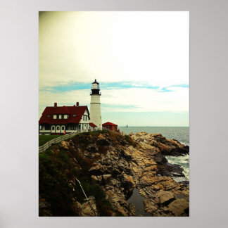 Maine Lighthouse Poster