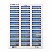 Maine Lighthouse Return Address Labels (Full Sheet)