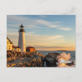 Maine Lighthouse Travel Briefkaart (Voorkant)