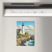Maine Lighthouse Travel Magneet (Insitu (Vaatwasser))