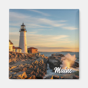 Maine Lighthouse Travel Magneet