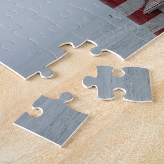 Maine Lighthouse West Quoddy Head Lubec Legpuzzel (Zijkant)