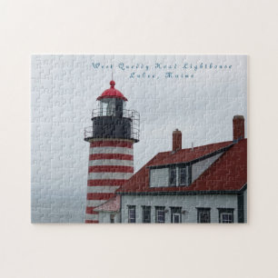 Maine Lighthouse West Quoddy Head Lubec Legpuzzel