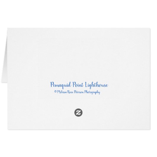 Maine Lighthouses Pemaquid Point (Achterkant Horizontaal)