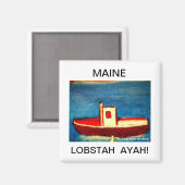 Maine Lobsta h Magneet (Voorkant / Achterkant)