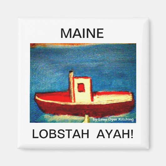 Maine Lobsta h Magneet (Voorkant)