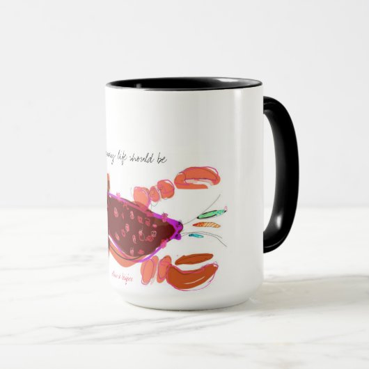 Maine Lobster 15oz Mok (Voorkant rechts)