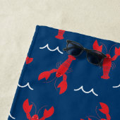 Maine Lobster Beach Towel Strandlaken (In situ)