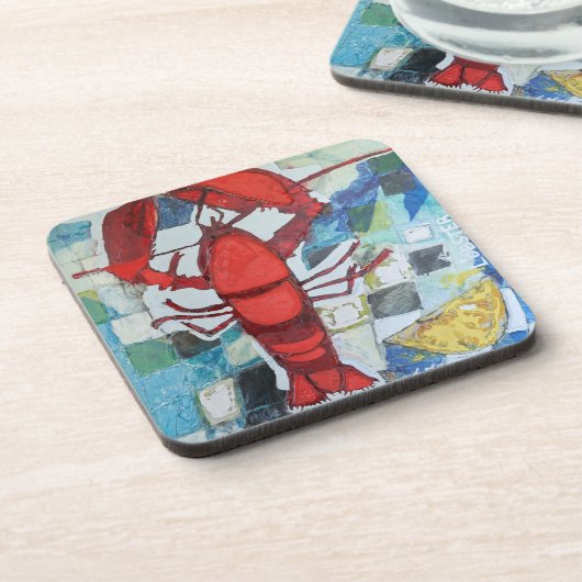 Maine Lobster Bier Onderzetter (Linkerzijde)