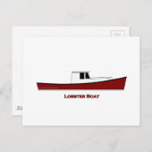 Maine Lobster Boat Briefkaart (Voorkant / Achterkant)