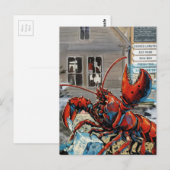 Maine Lobster Breaking Ice Cube Briefkaart (Voorkant / Achterkant)
