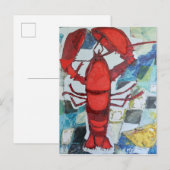 Maine Lobster Briefkaart (Voorkant / Achterkant)