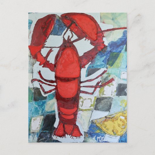 Maine Lobster Briefkaart (Voorkant)