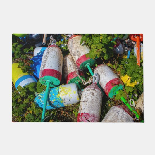 Maine Lobster Buoys Deurmat (Voorkant)