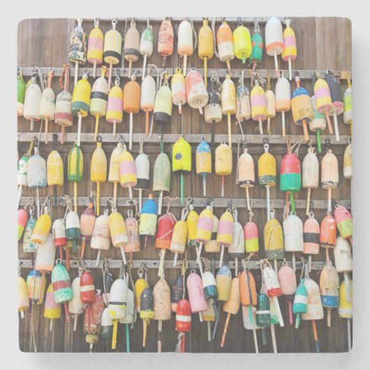 Maine Lobster Buoys Onderzetter Set (Voorkant)