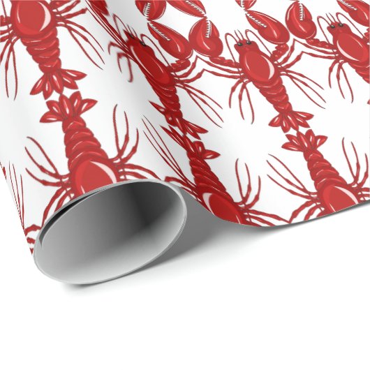 Maine Lobster Cadeaupapier (Rol Hoek)