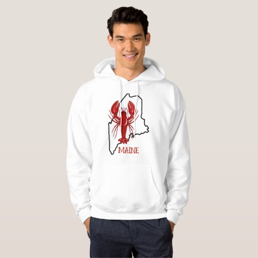 Maine Lobster Hoodie (Voorkant volledig)