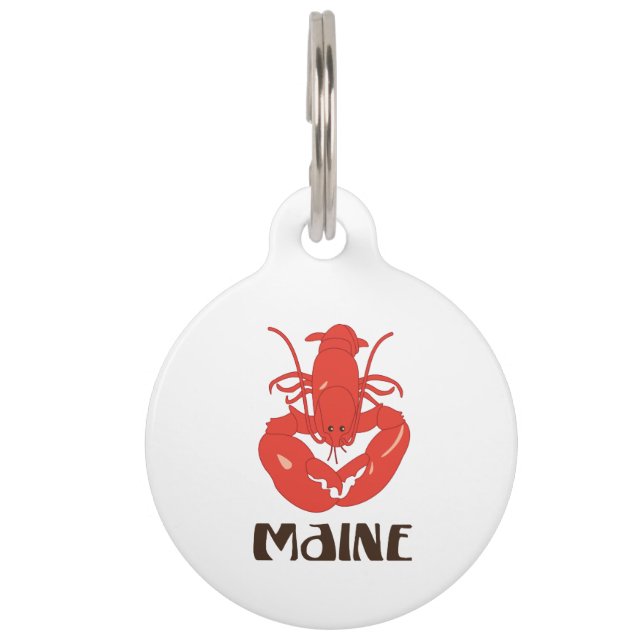 Maine Lobster Huisdierpenning (Voorkant)