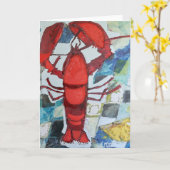 Maine Lobster Kaart (Gele Bloem)