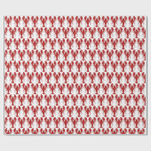 Maine Lobster Kerstmis Cadeaupapier (Vlak)