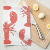 Maine lobster Kitchen tea Towels Theedoek (Quarter Fold)