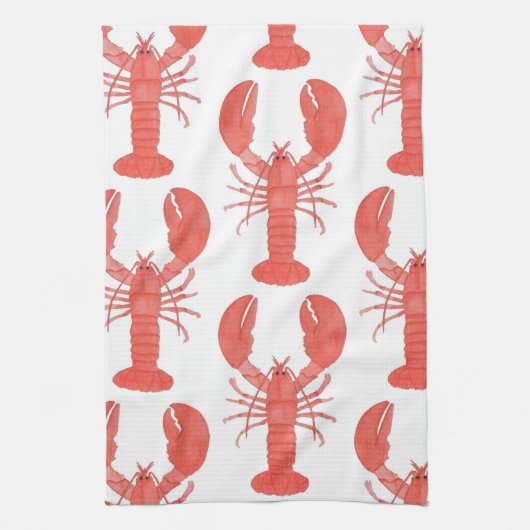 Maine lobster Kitchen tea Towels Theedoek (Verticaal)