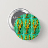 maine lobster-knop ronde button 5,7 cm (Voorkant /achterkant)