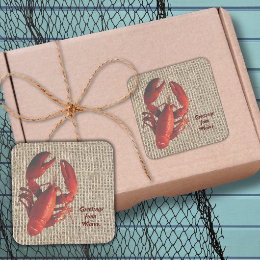 Maine Lobster Kustgroeten Sticker
