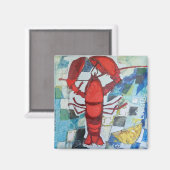 Maine Lobster Magneet (Voorkant / Achterkant)