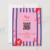 Maine Lobster Oysters Klopt Oostkust Huwelijk Kaart (Voorkant)