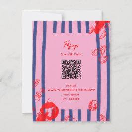 Maine Lobster Oysters Klopt Oostkust Huwelijk RSVP Kaartje