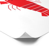 Maine Lobster Poster (Hoek)