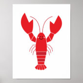 Maine Lobster Poster (Voorkant)