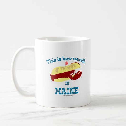 Maine Lobster Roll Koffiemok (Links)