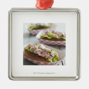 Maine Lobster Roll Metalen Ornament