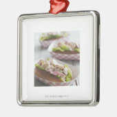 Maine Lobster Roll Metalen Ornament (Links)