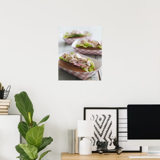 Maine Lobster Roll Poster (Thuiskantoor)