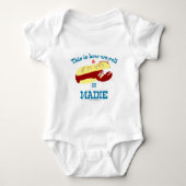 Maine Lobster Roll Romper (Voorkant)