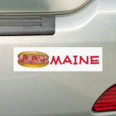 Maine Lobster Roll Sandwich Bumpersticker (Op auto)