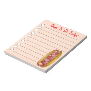 Maine Lobster Roll Sandwich Dingen om vandaag te d Notitieblok