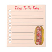 Maine Lobster Roll Sandwich Dingen om vandaag te d Notitieblok (Voorkant)