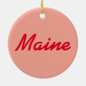 Maine Lobster Roll Sandwich Seafood Foodie Gift Keramisch Ornament (Achterkant)
