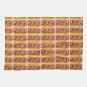 Maine Lobster Roll Sandwich Seafood Print Towel Theedoek (Horizontaal)