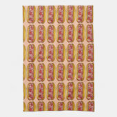 Maine Lobster Roll Sandwich Seafood Print Towel Theedoek (Verticaal)
