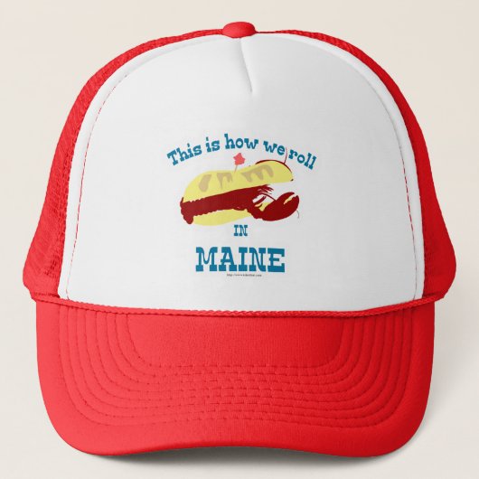 Maine Lobster Roll Trucker Pet (Voorkant)