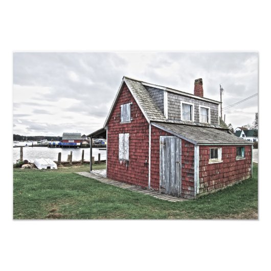 Maine Lobster Shack 19x13 Foto Afdruk (Voorkant)